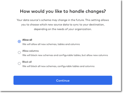 Fivetran - handling schema changes